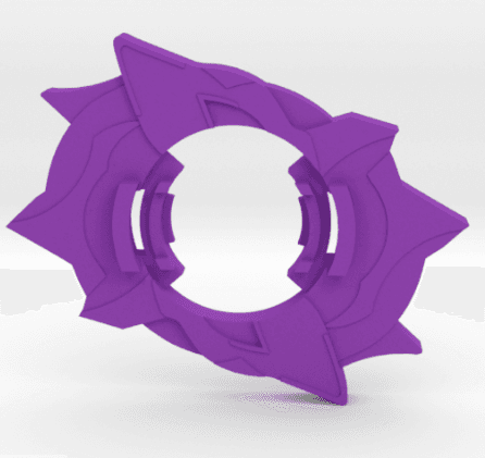 BEYBLADE MEPHILES GT | COMPLETE | SONIC THE HEDGEHOG SERIES 3d model