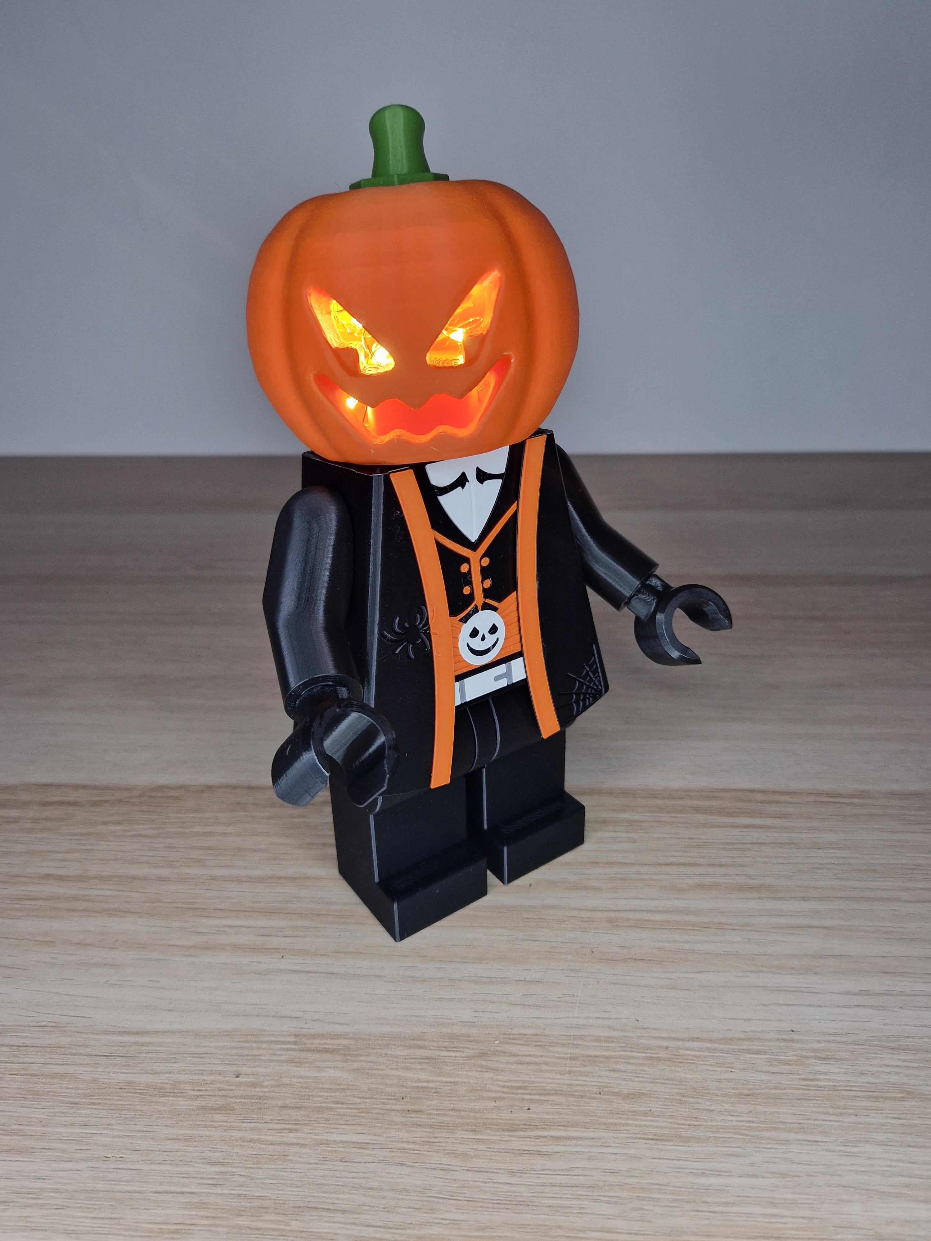 Pumpkin Man Character - Halloween / Décoration 3d model