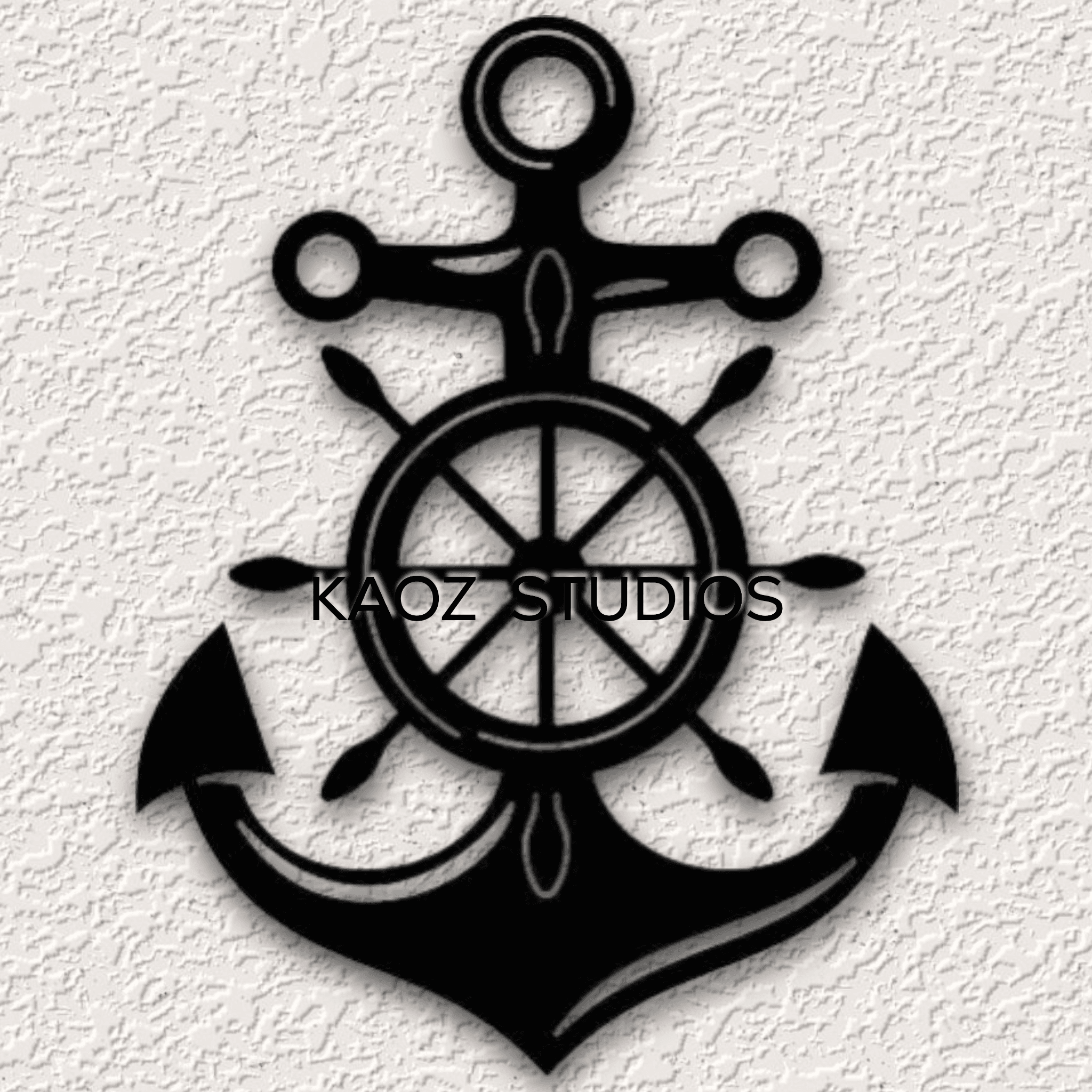 anchor wall art nautical wall decor navy decoration ship at sea 3d model