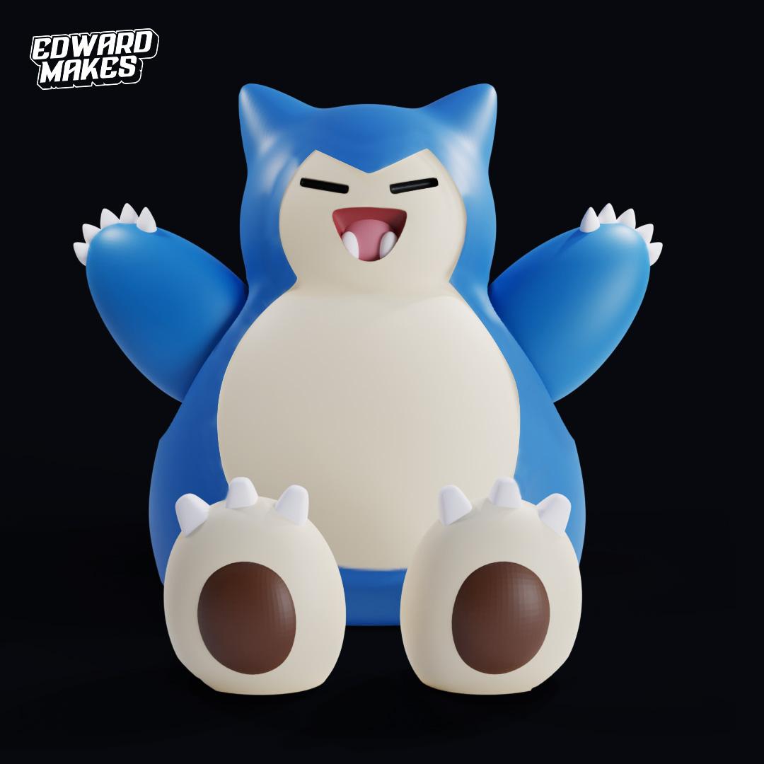 SNORLAX POPSTANDZ DEVICE HOLDER 3d model