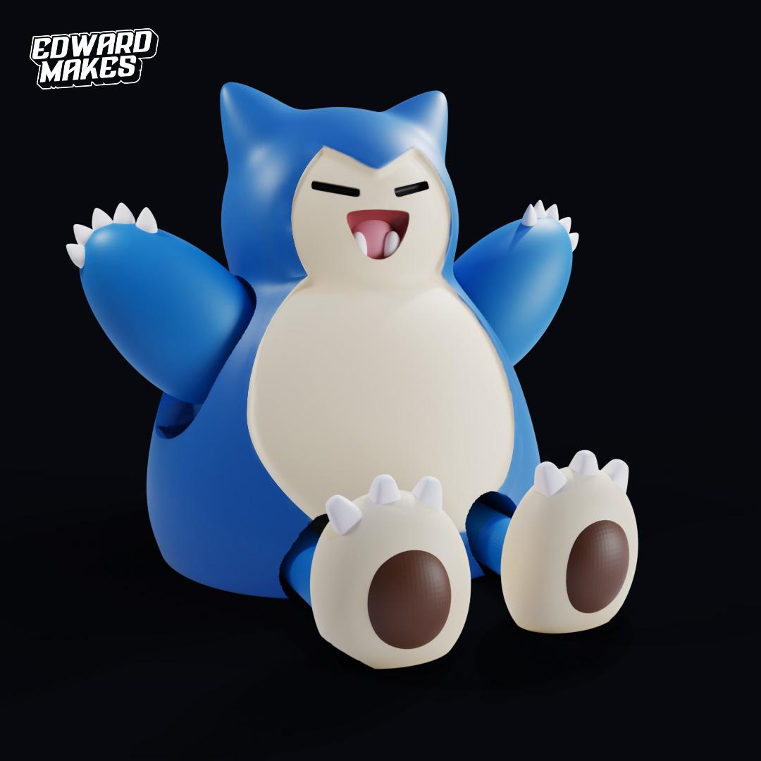 SNORLAX POPSTANDZ DEVICE HOLDER 3d model