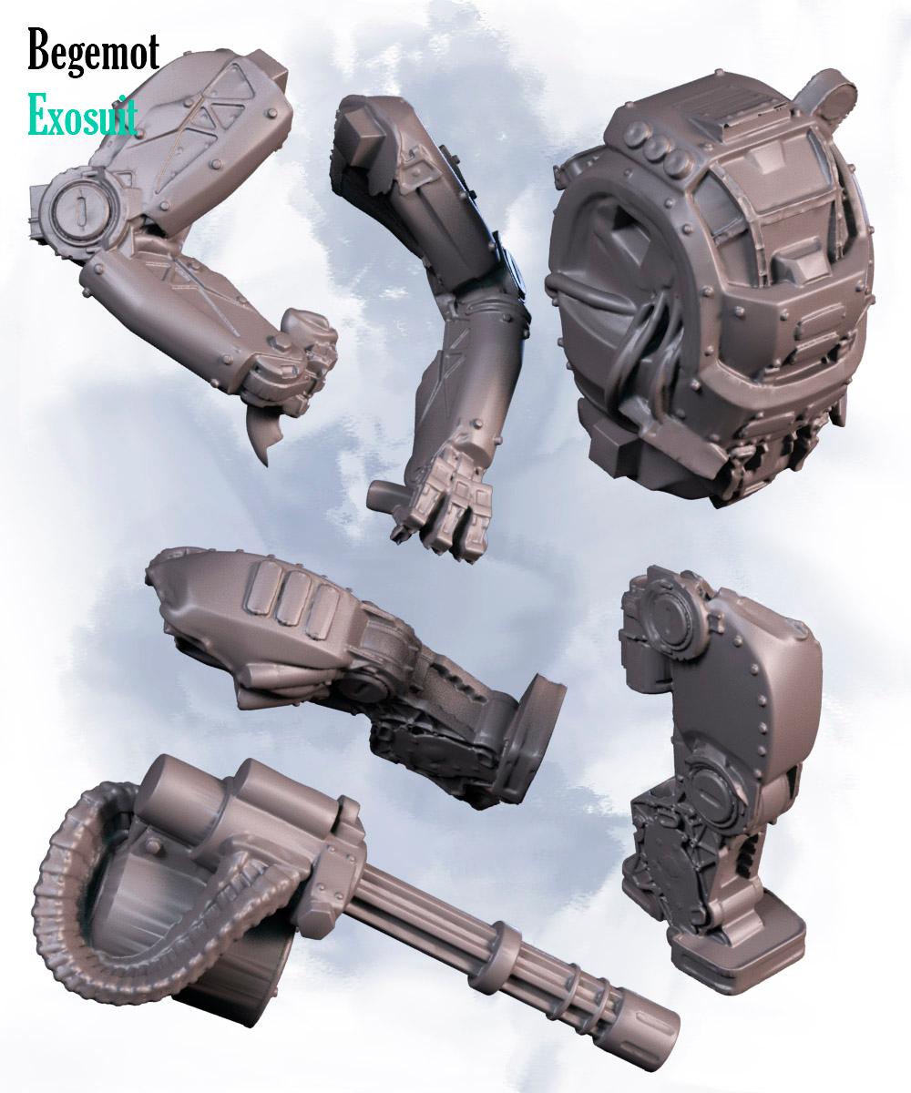 Begemot Exosuit 3d model