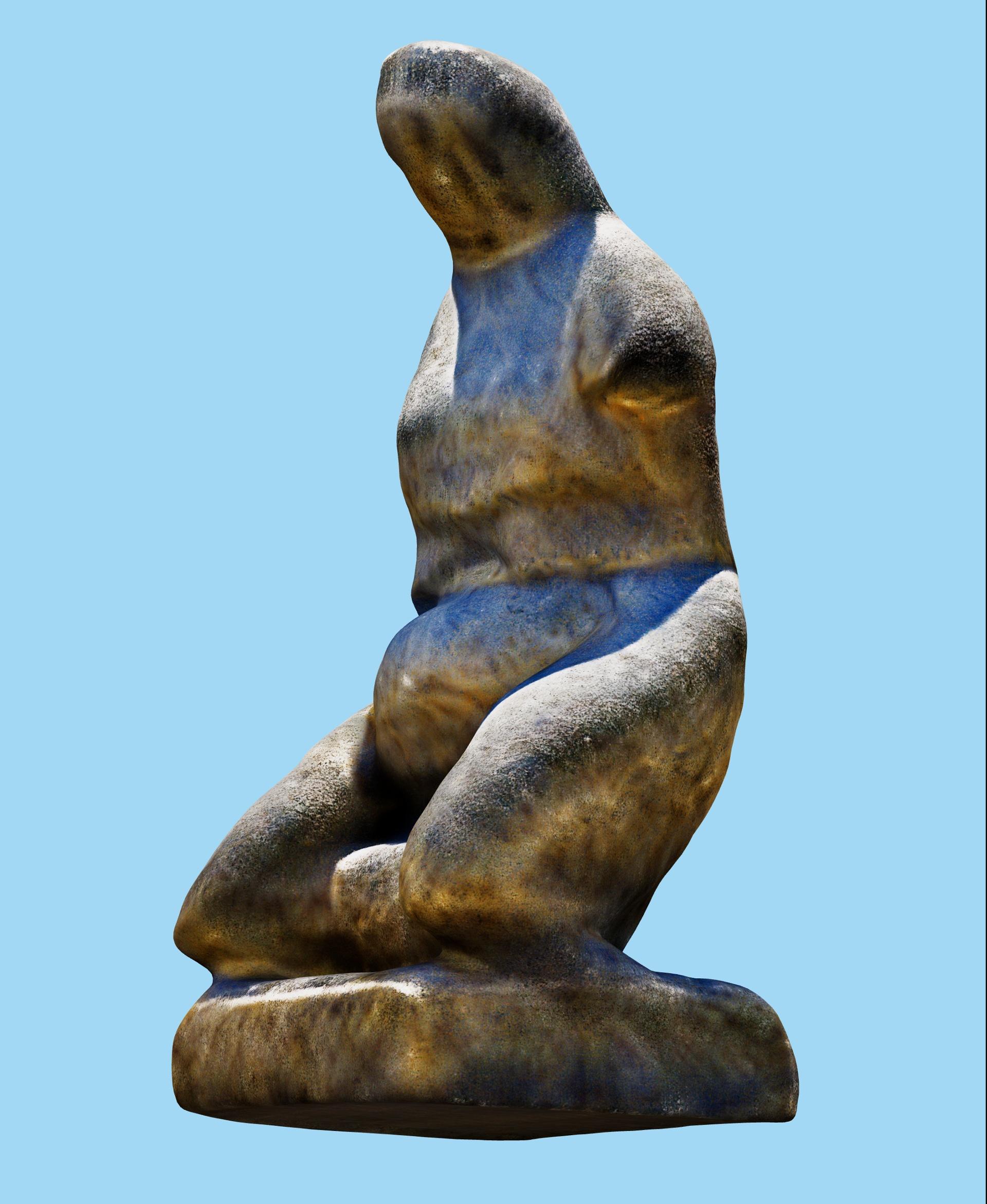 Prehistoric Statue.glb 3d model