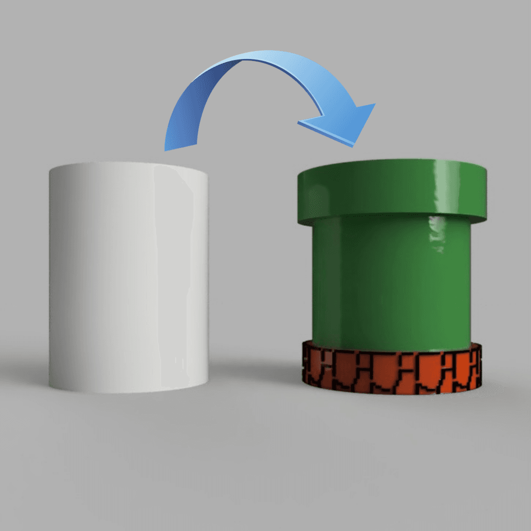 Mario Can Cup - Workspace challenge 3d model