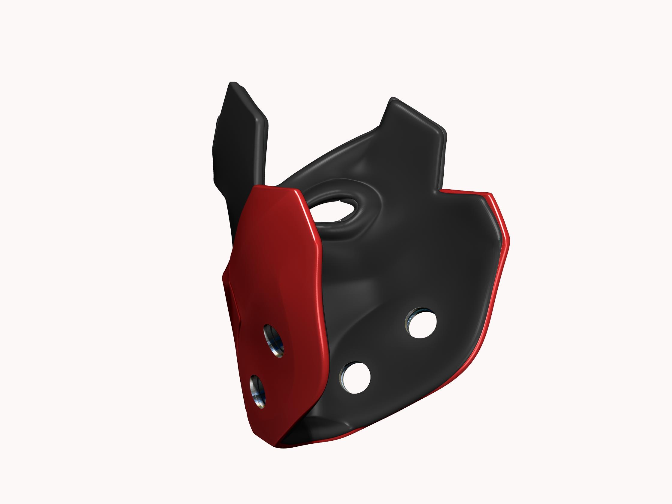 Red Hood Helmet 3d model