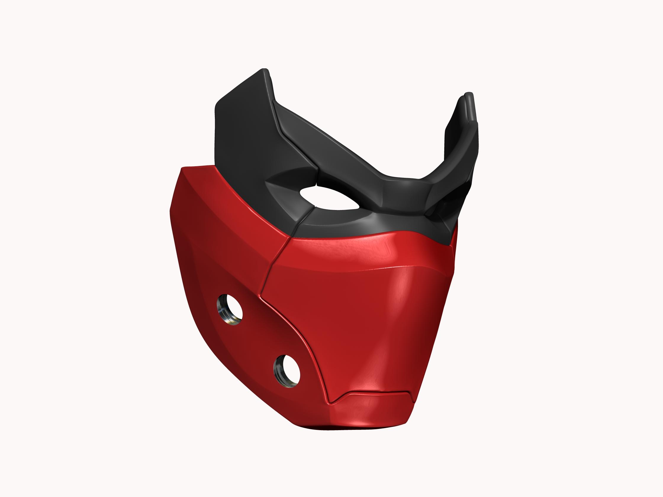 Red Hood Helmet 3d model