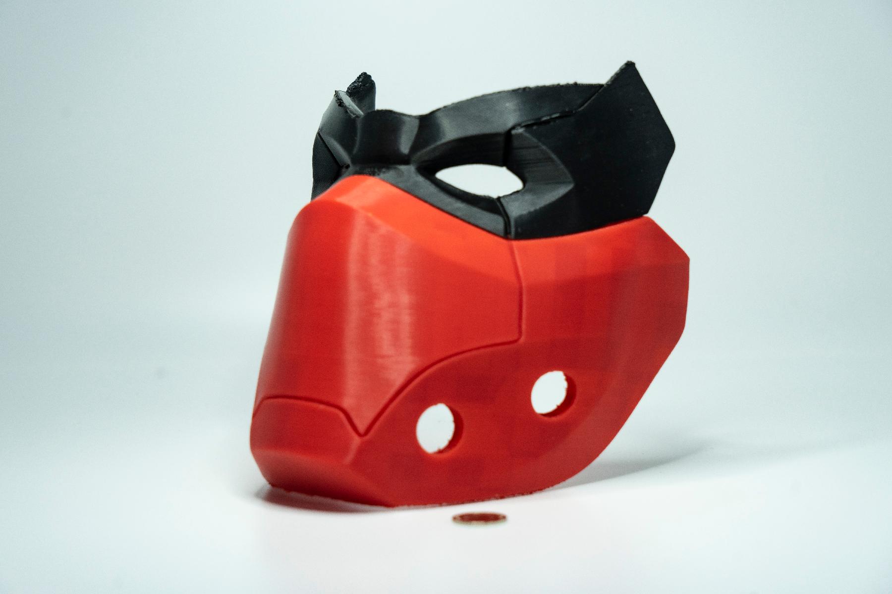 Red Hood Helmet 3d model