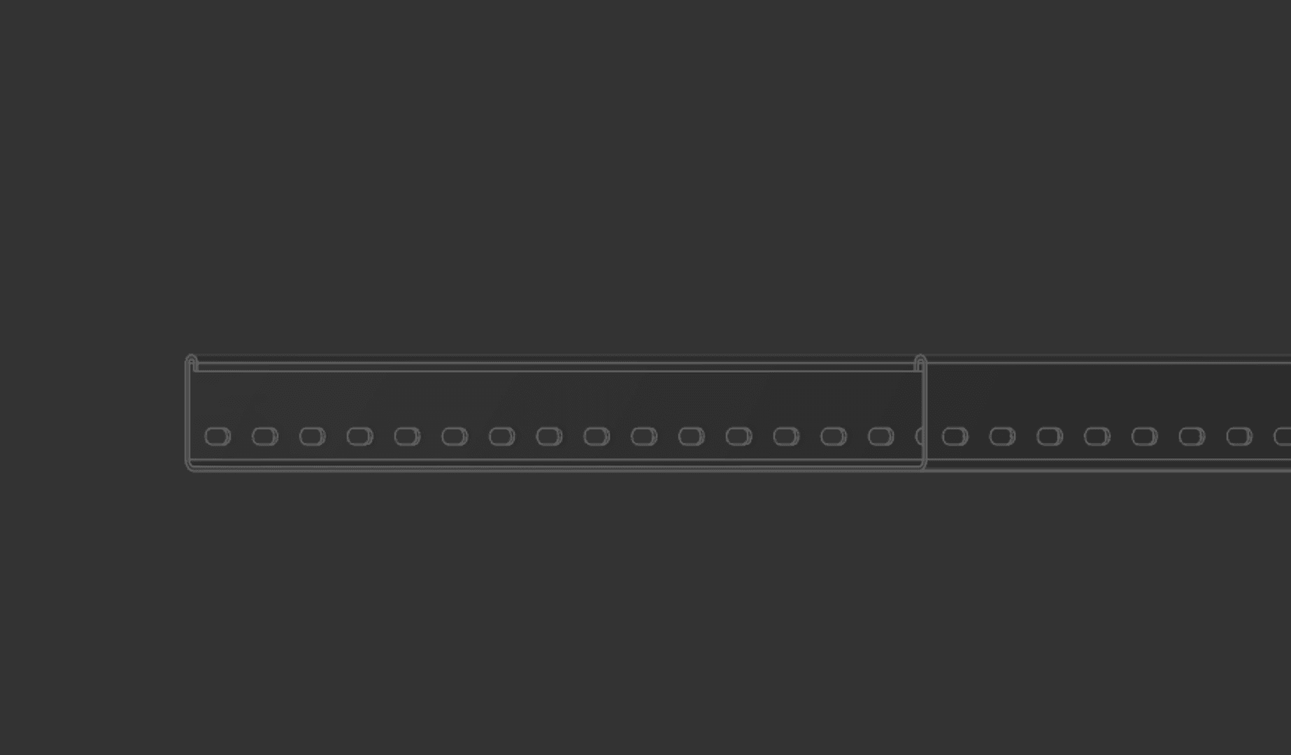 Cable Tray 450mm x 3000mm TYPE2 3d model