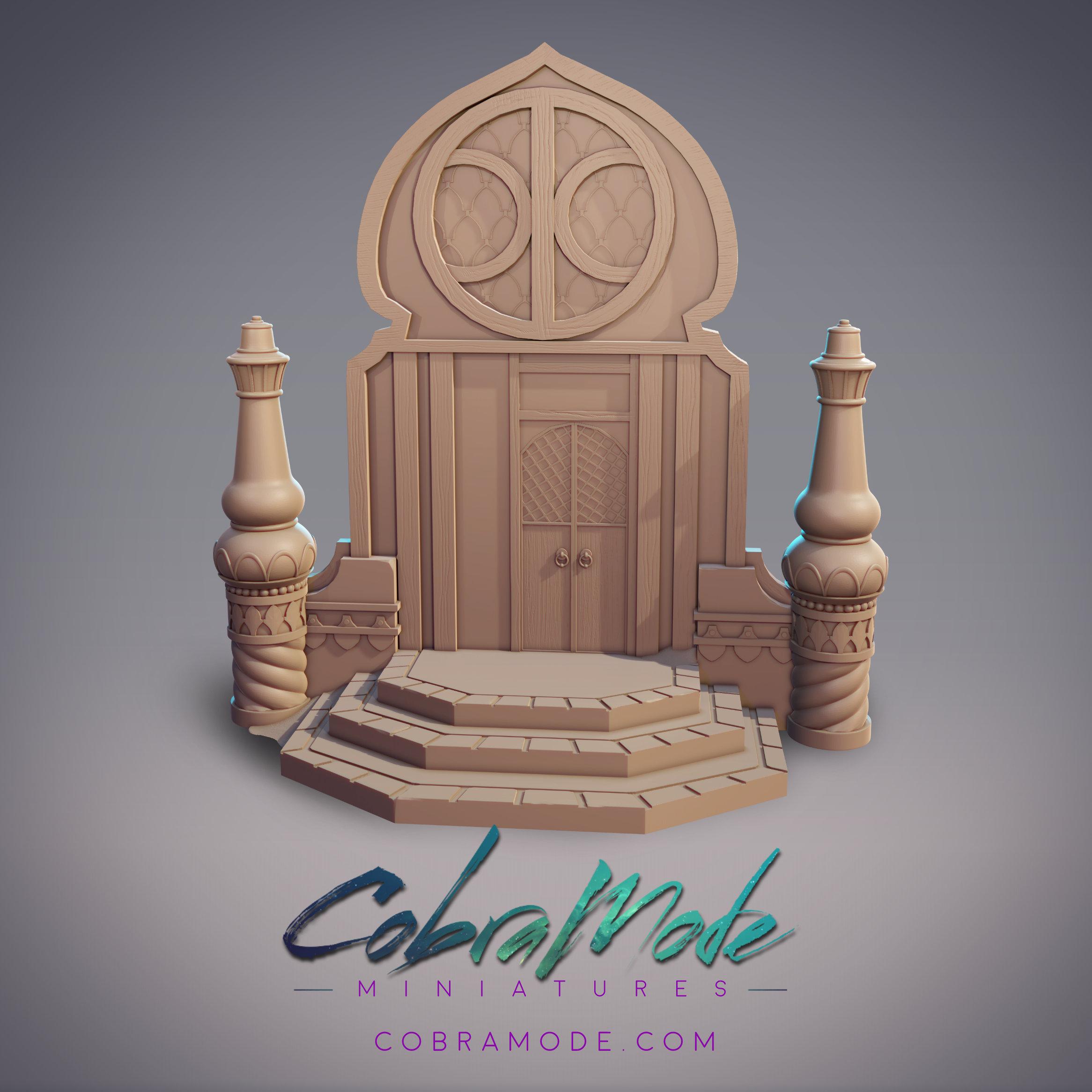 Gasworks Door Scatter Terrain (Supportless) 3d model