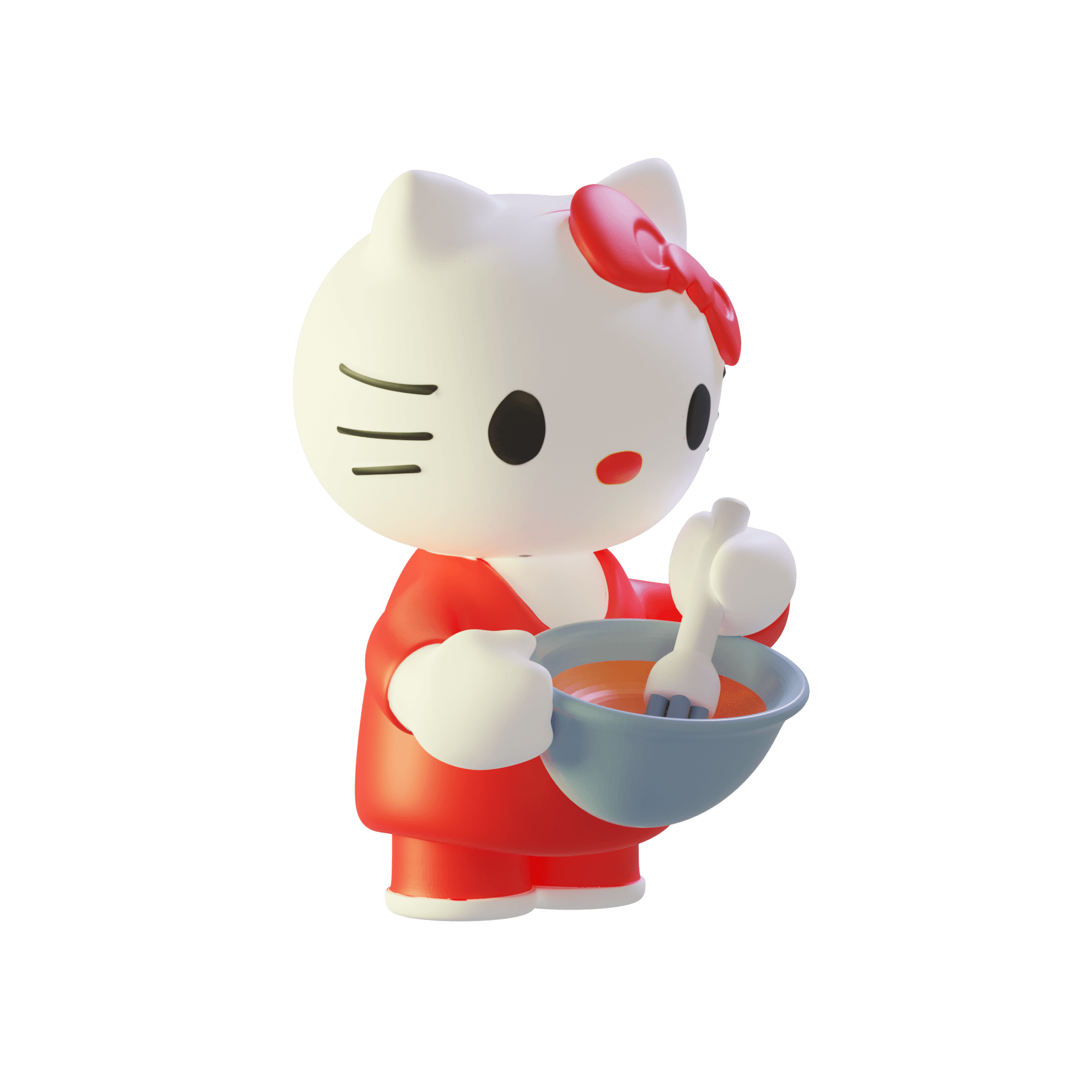 Hello Kitty Cook 3d model