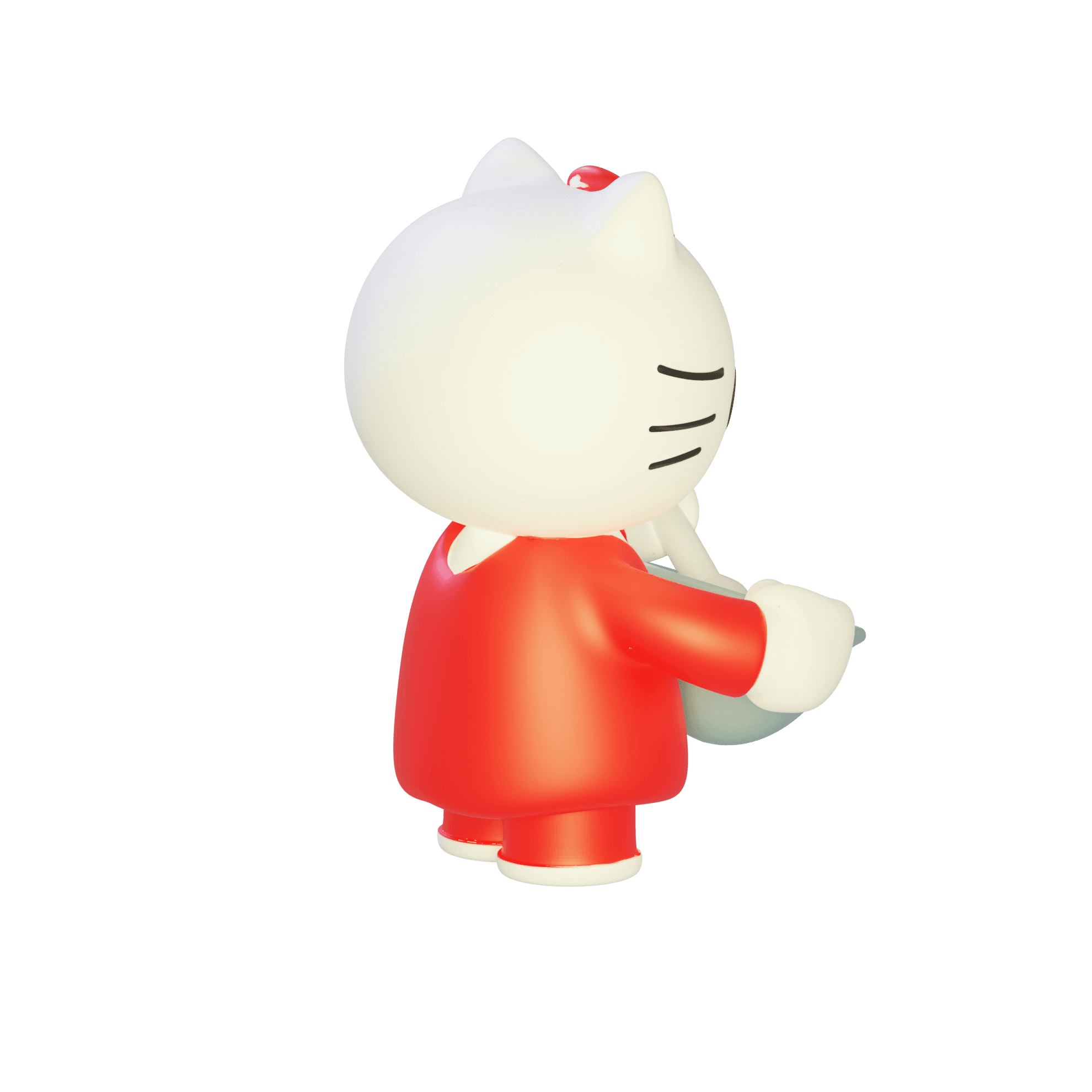 Hello Kitty Cook 3d model