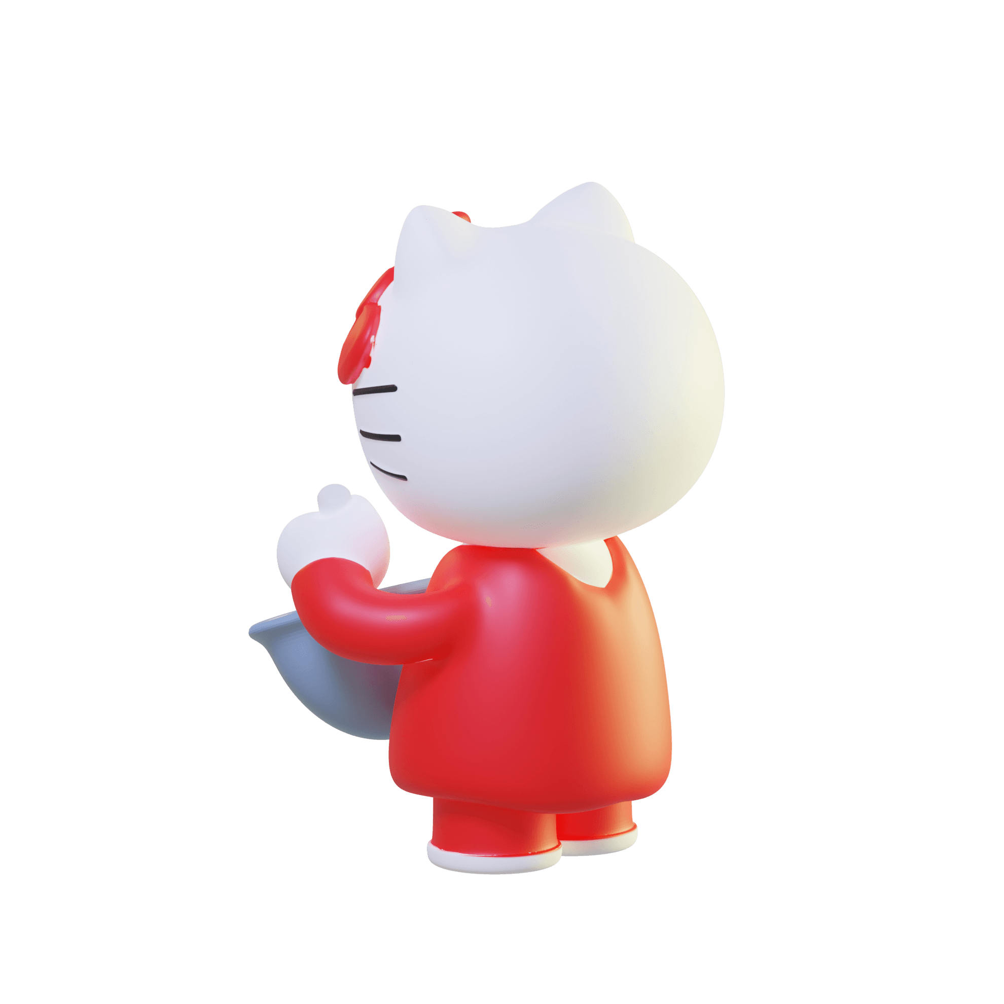 Hello Kitty Cook 3d model