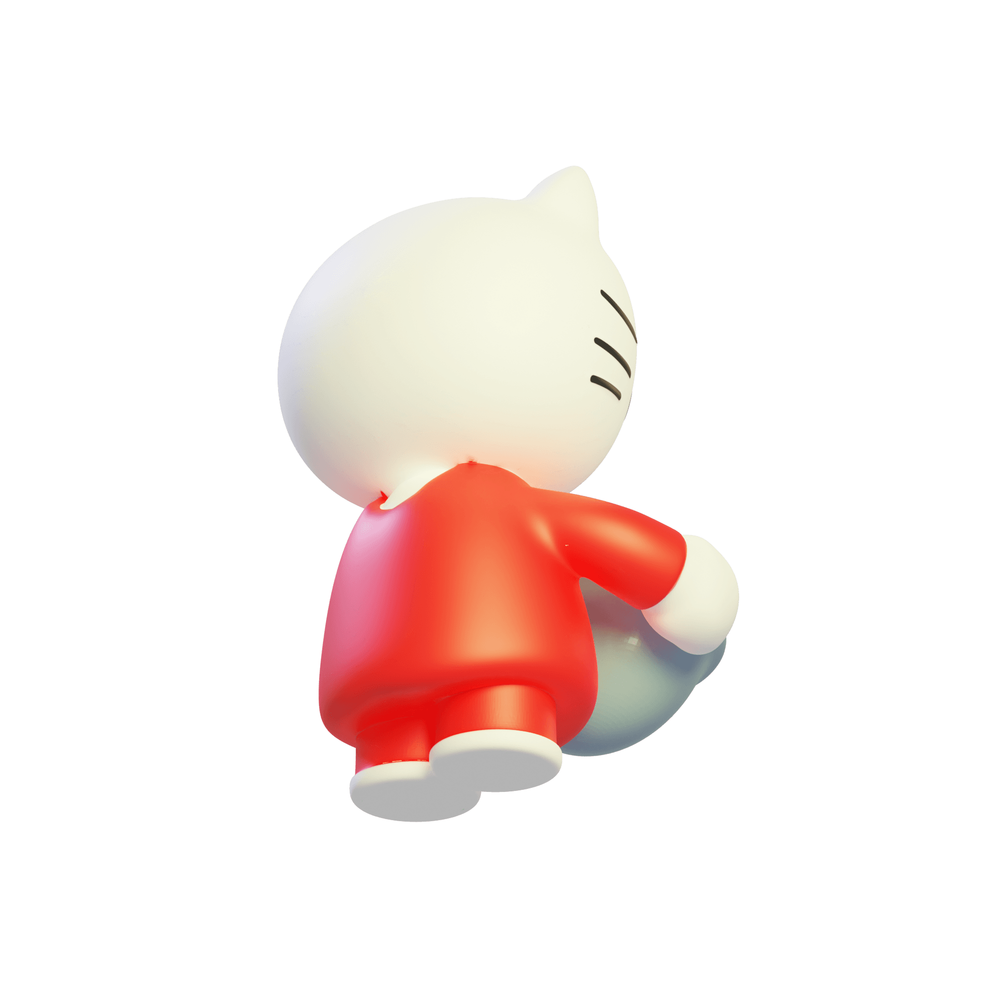 Hello Kitty Cook 3d model