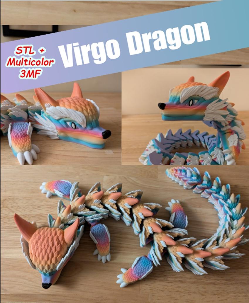 Virgo Dragon - Articulated Dragon 3d model