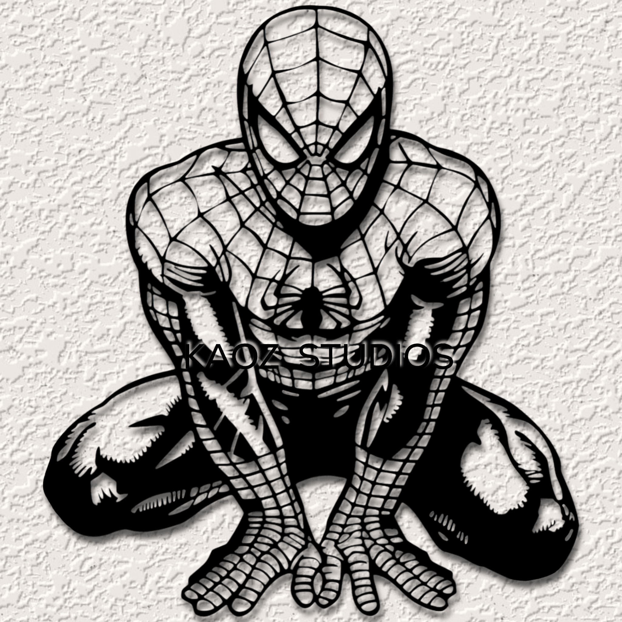 spiderman wall art marvel superhero wall decor spidey decoration 3d model