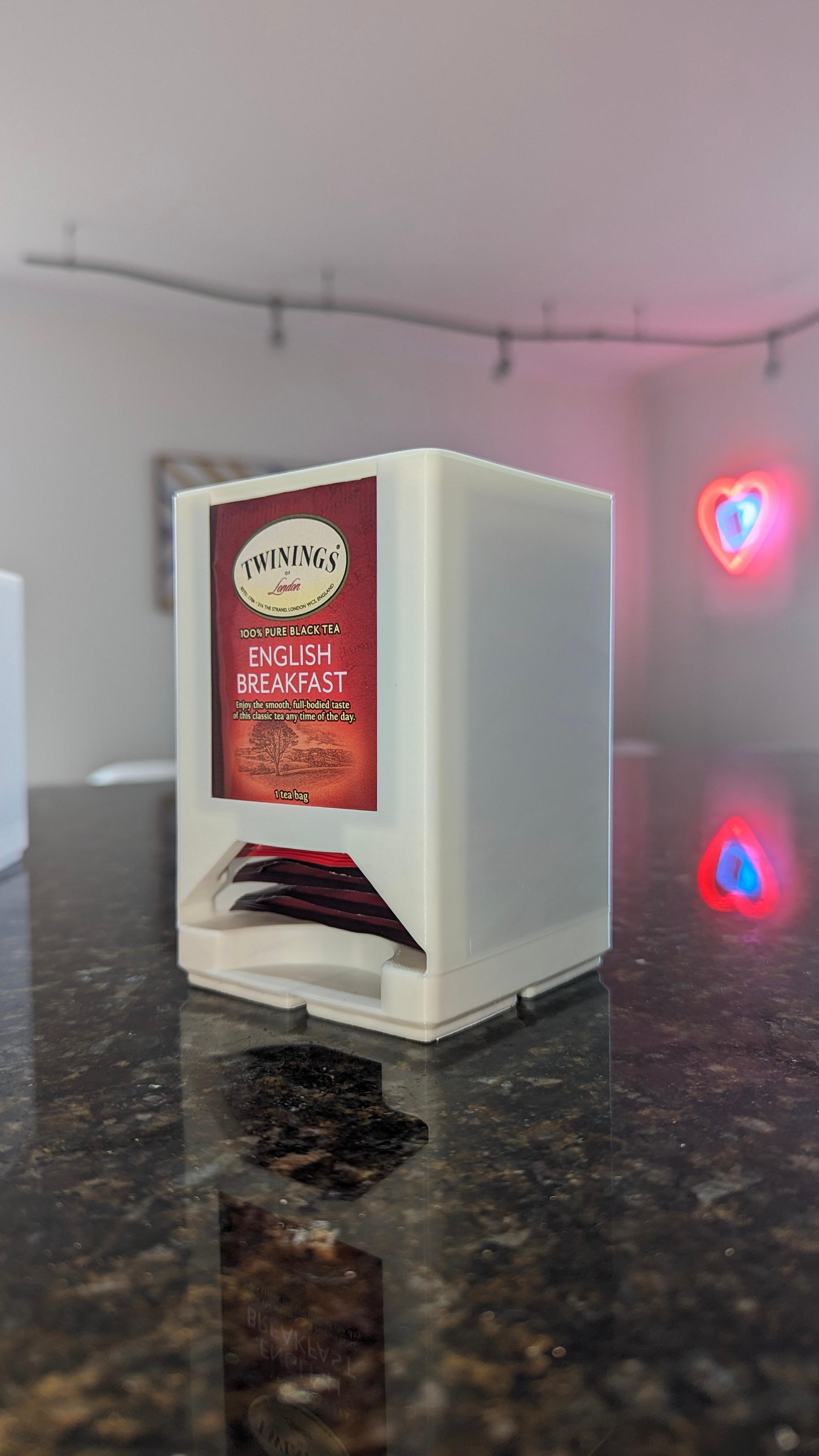 GridfiniTEA - Stackable tea bag dispenser and storage for Gridfinity 3d model