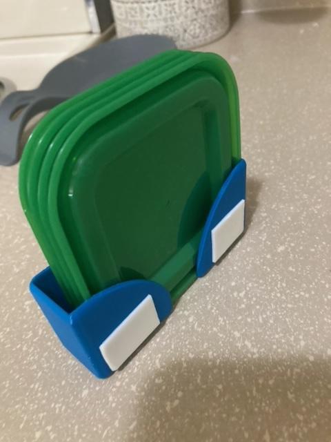 Tupperware Lid Door Organizer 3d model