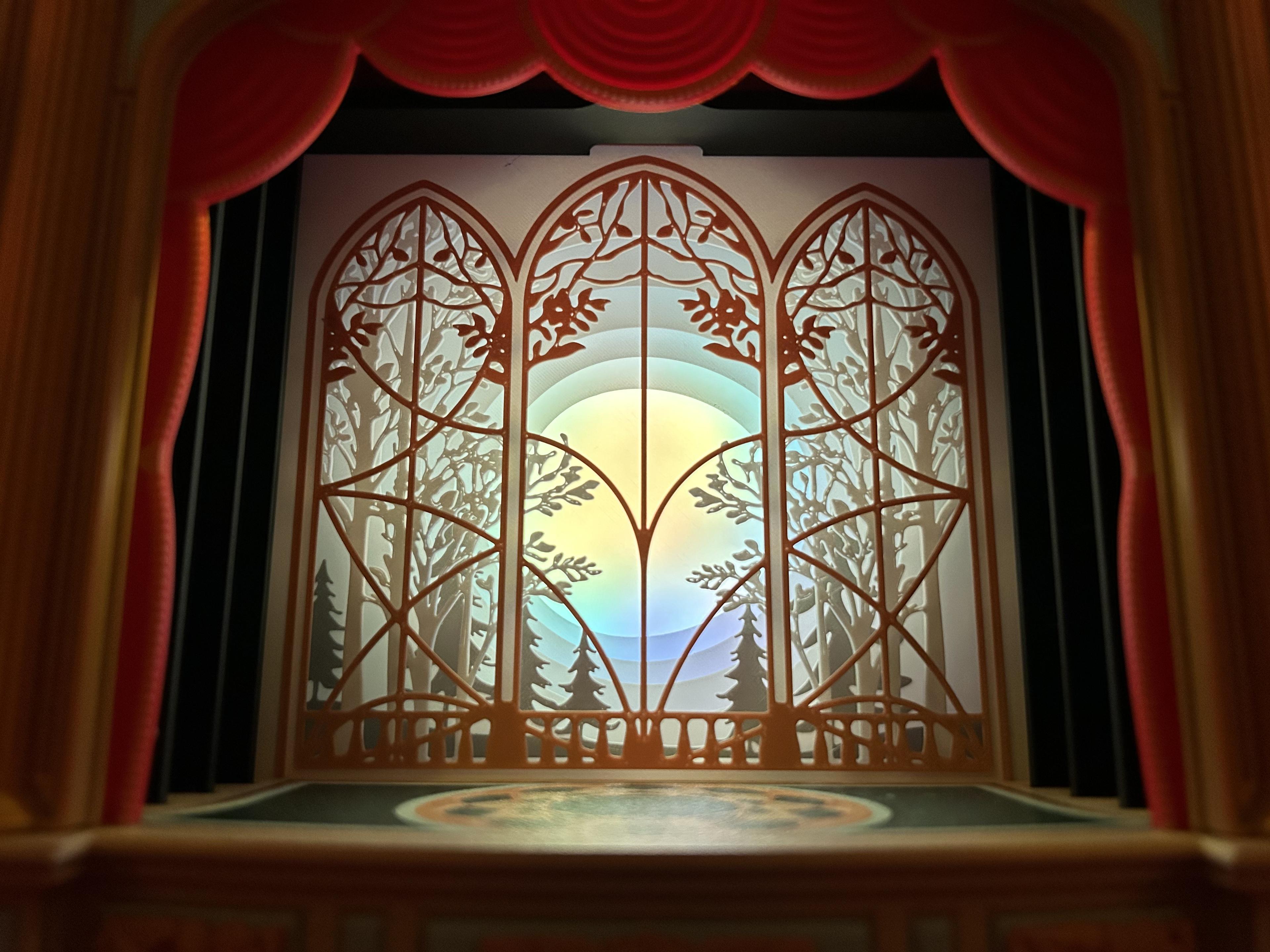 The Theatre (Light box / phone Cinema & Puppets Theatre) 3d model