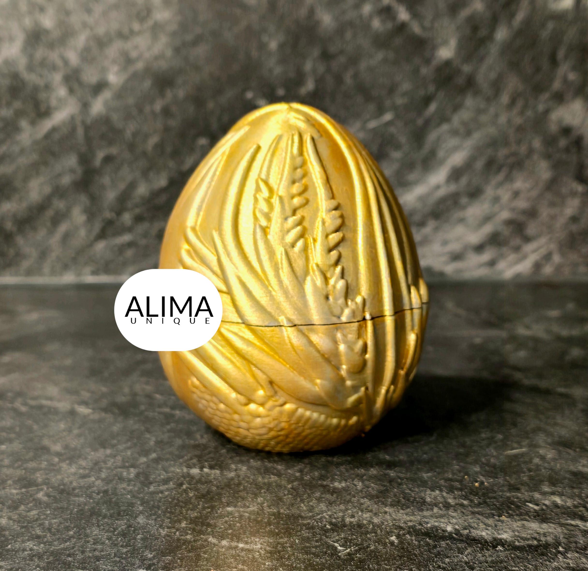 Golden Dragon Egg 3d model