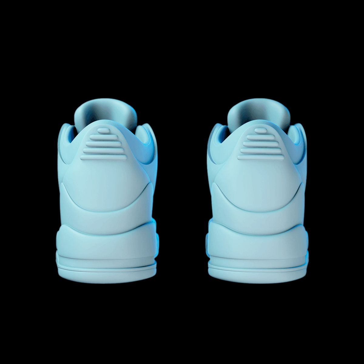 Jordan 3 mids 3d model