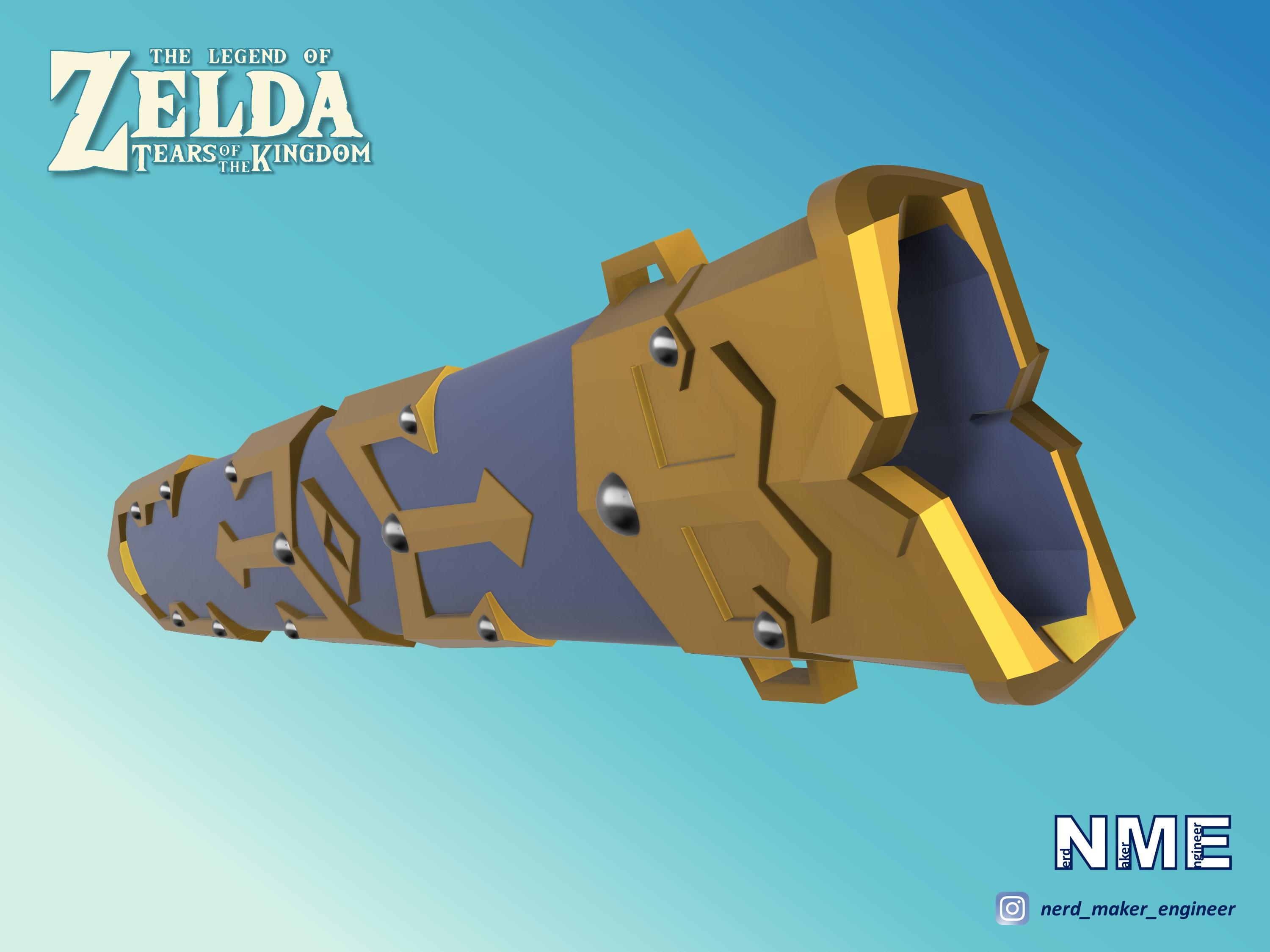 Master Sword - Zelda Tears of the Kingdom - Complete Set - Life Size 3d model