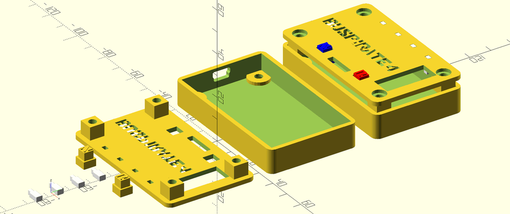 Buspirate Case v3.6 & v4 3d model