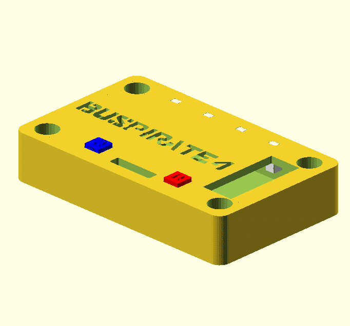 Buspirate Case v3.6 & v4 3d model