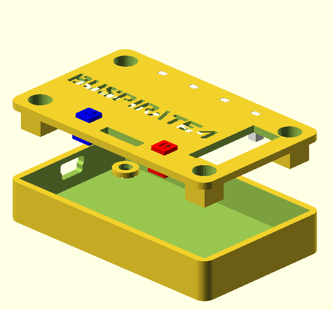 Buspirate Case v3.6 & v4 3d model