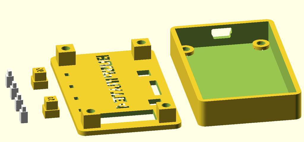 Buspirate Case v3.6 & v4 3d model