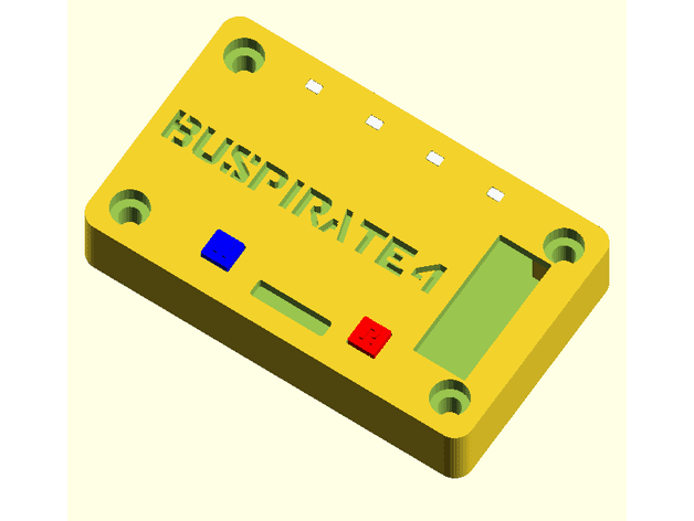 Buspirate Case v3.6 & v4 3d model