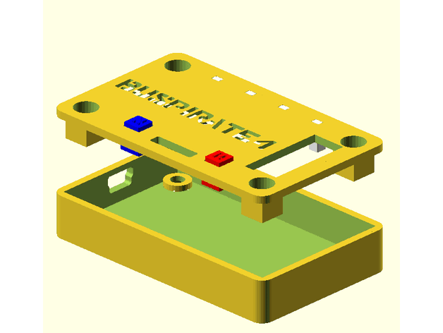 Buspirate Case v3.6 & v4 3d model