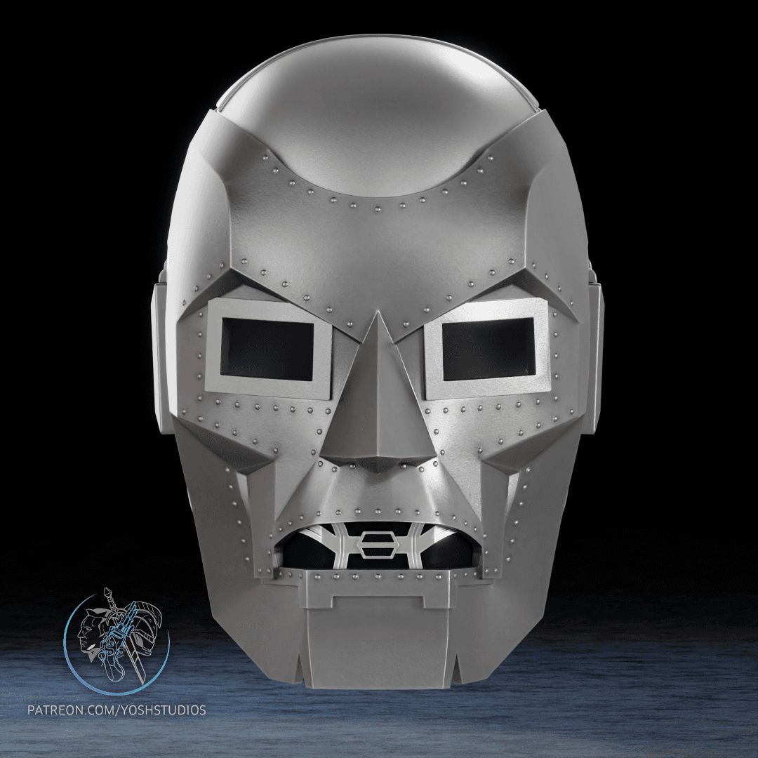 Comic Dr Doom Mask 3D Printer STL File 3d model