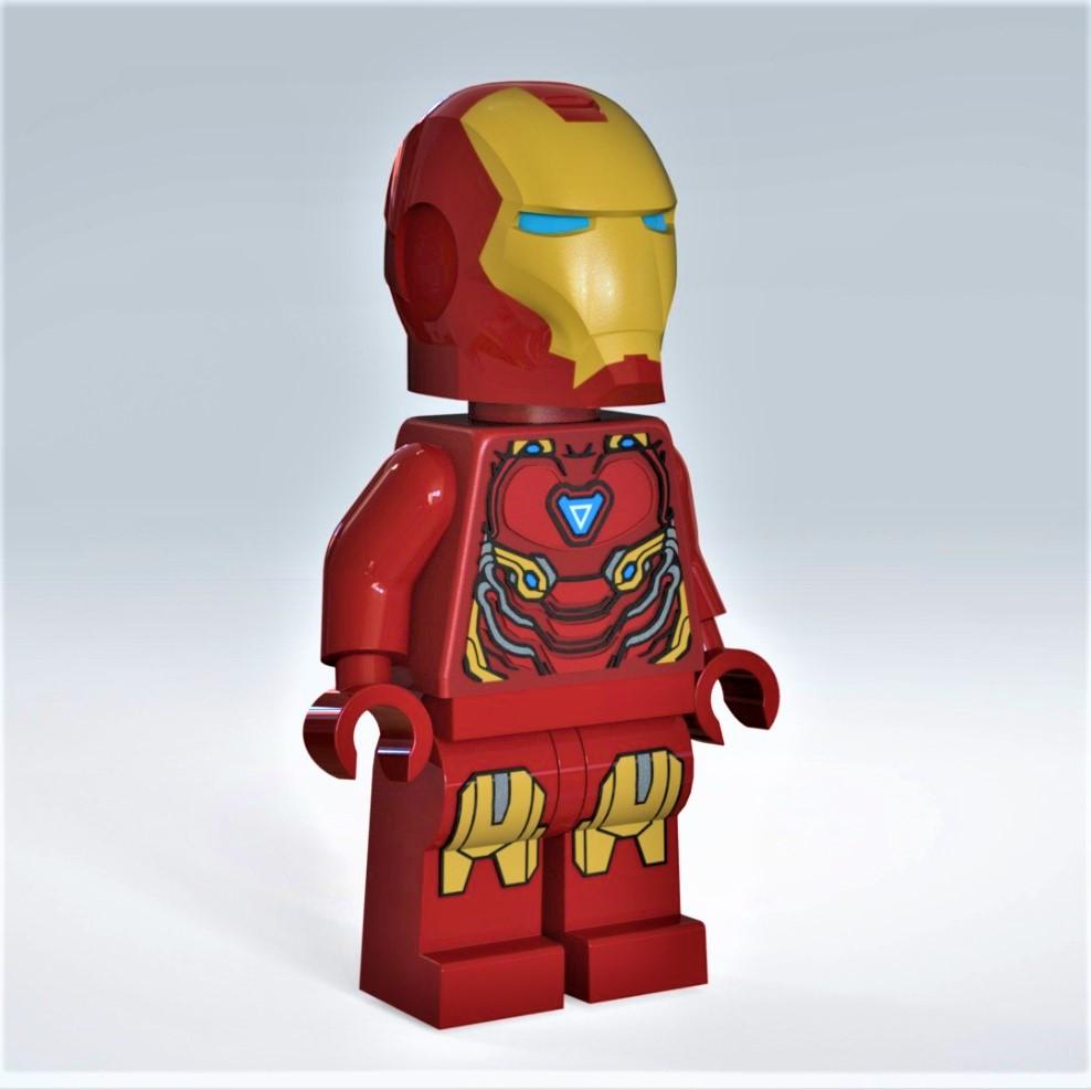 New Ironman LEGO 3d model