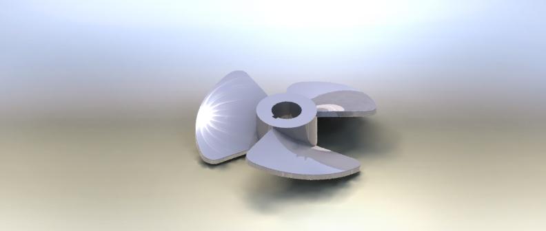 TURBINE OR FAN BLADE 3d model