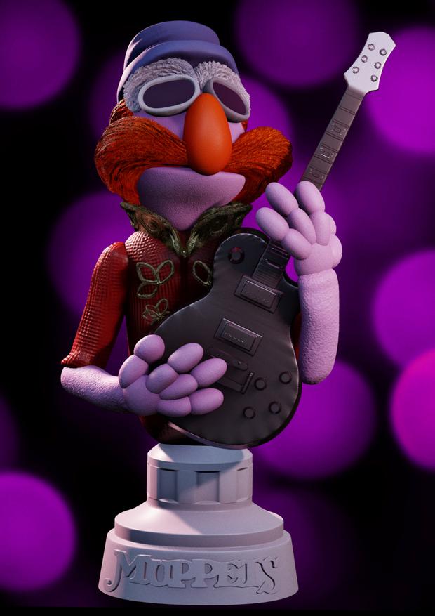 Sgt. Floyd Pepper from Muppets 3d model