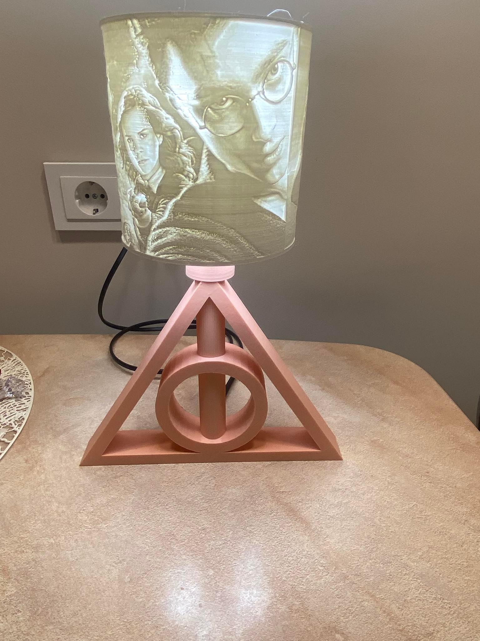 Harry Potter lithophane lamp E14,E26,E27 commercial use license 3d model