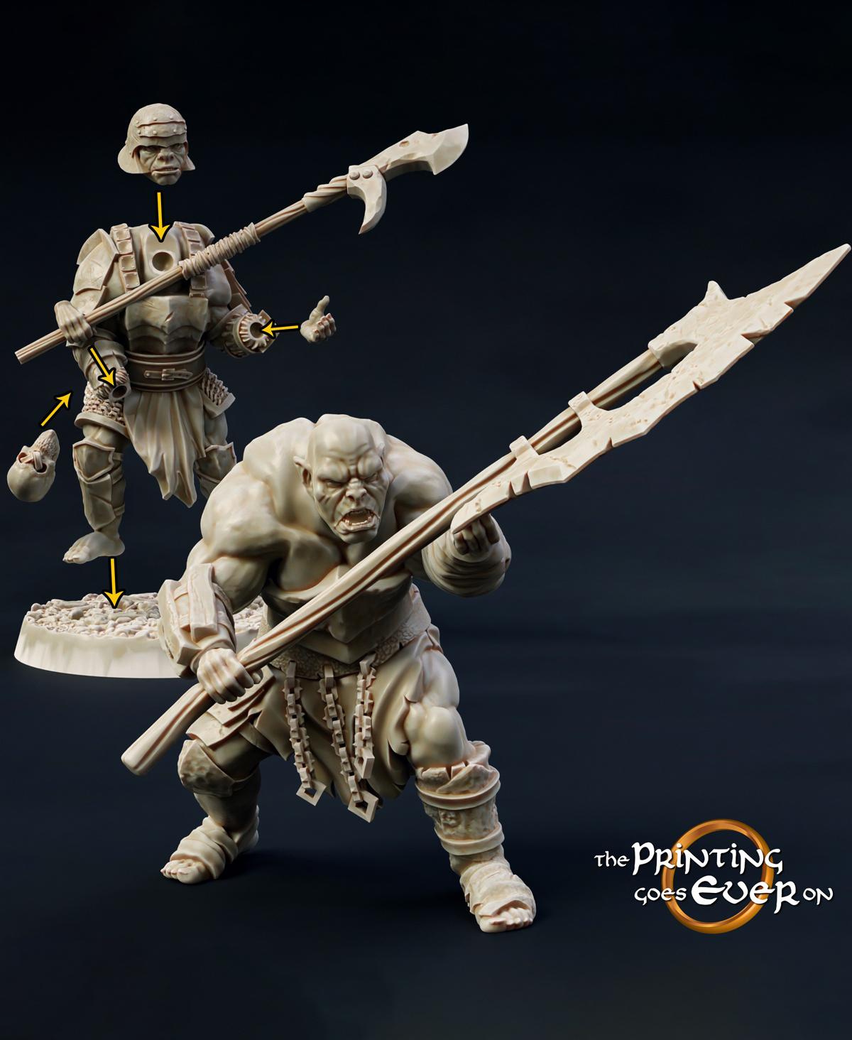 Modular Orc Brutes 3d model