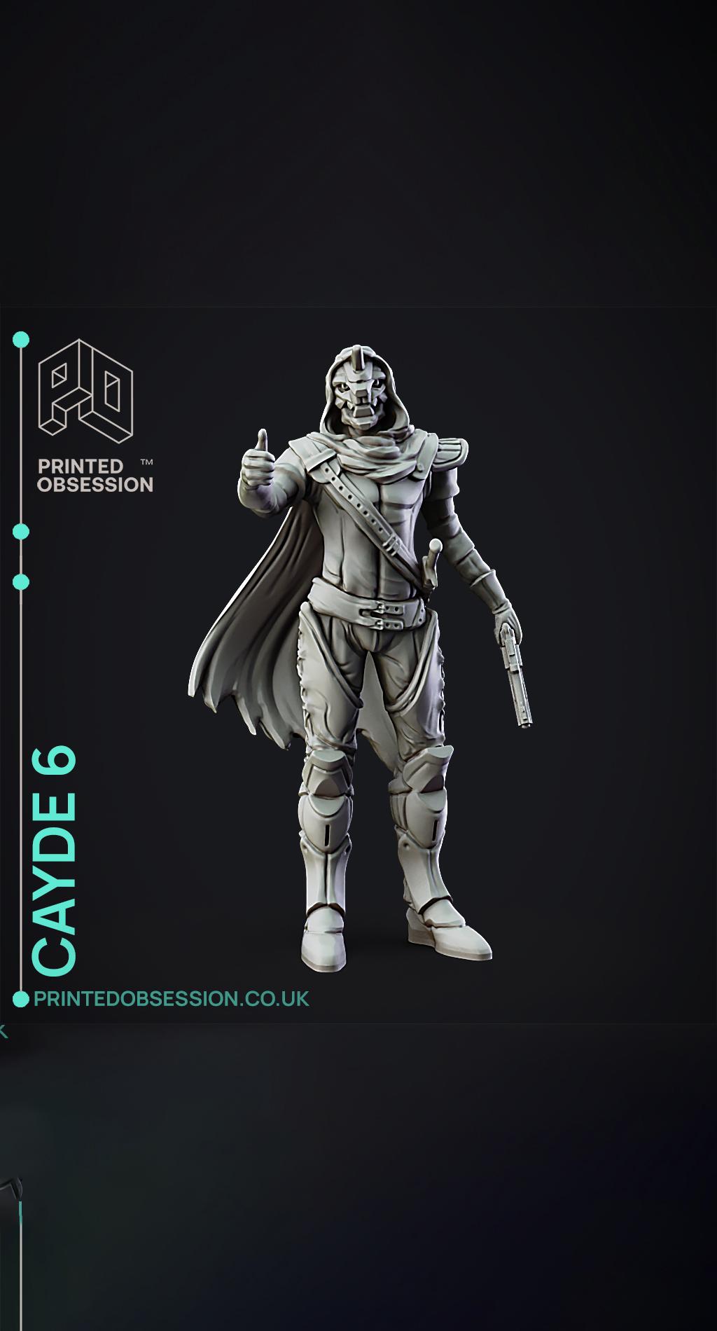 Cayde 6 - Destiny 2 - Fan Art 3d model