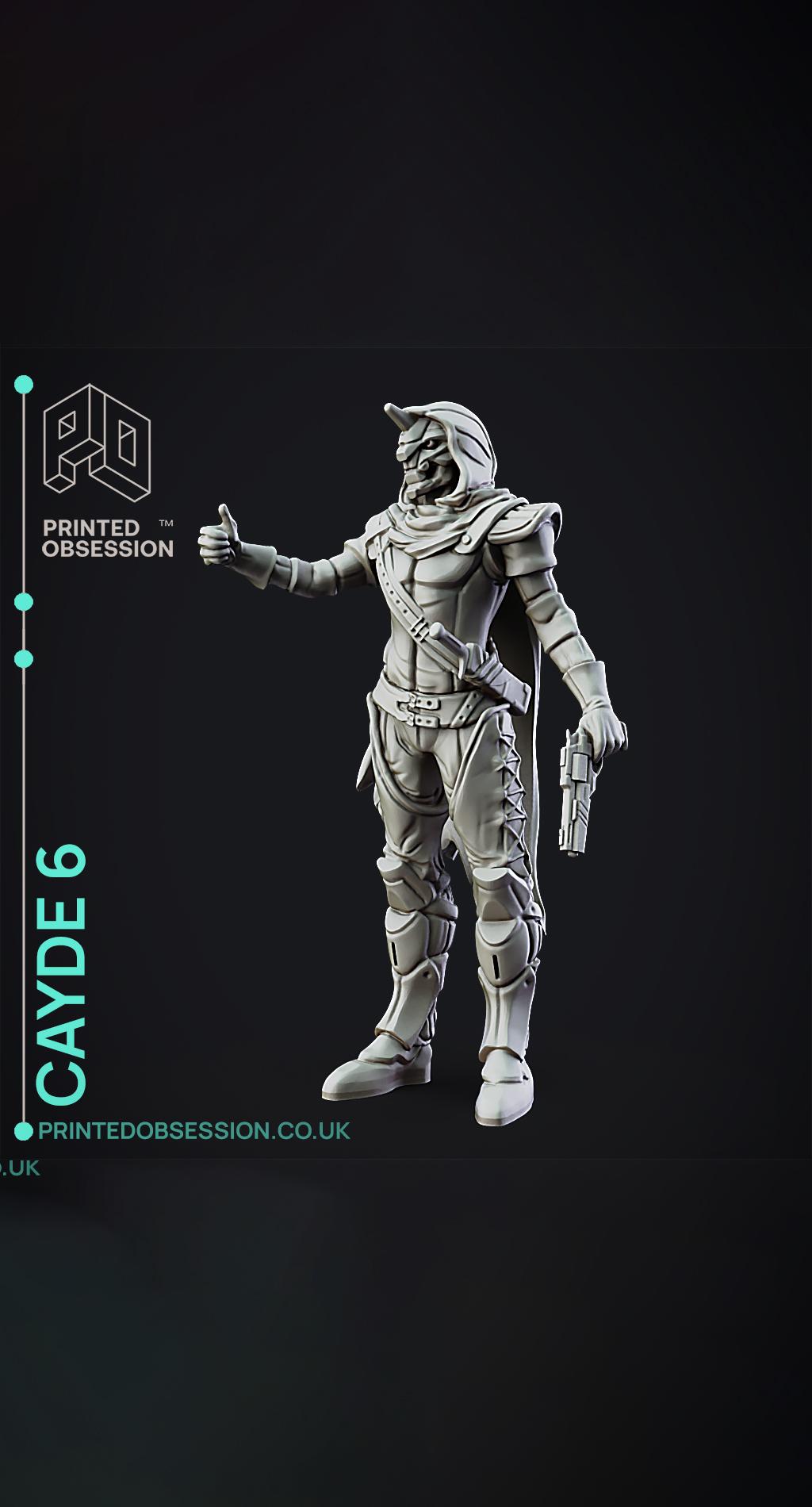 Cayde 6 - Destiny 2 - Fan Art 3d model