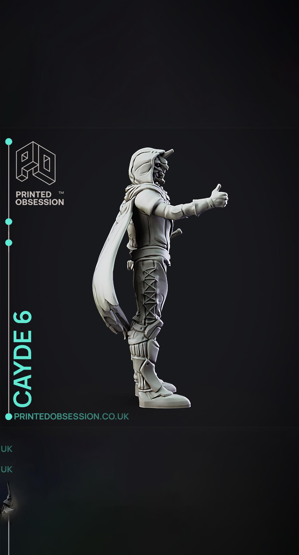 Cayde 6 - Destiny 2 - Fan Art 3d model