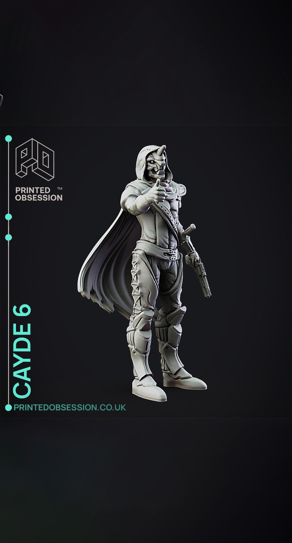 Cayde 6 - Destiny 2 - Fan Art 3d model