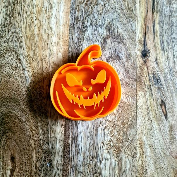 Pumpkin cookie cutter 3d model