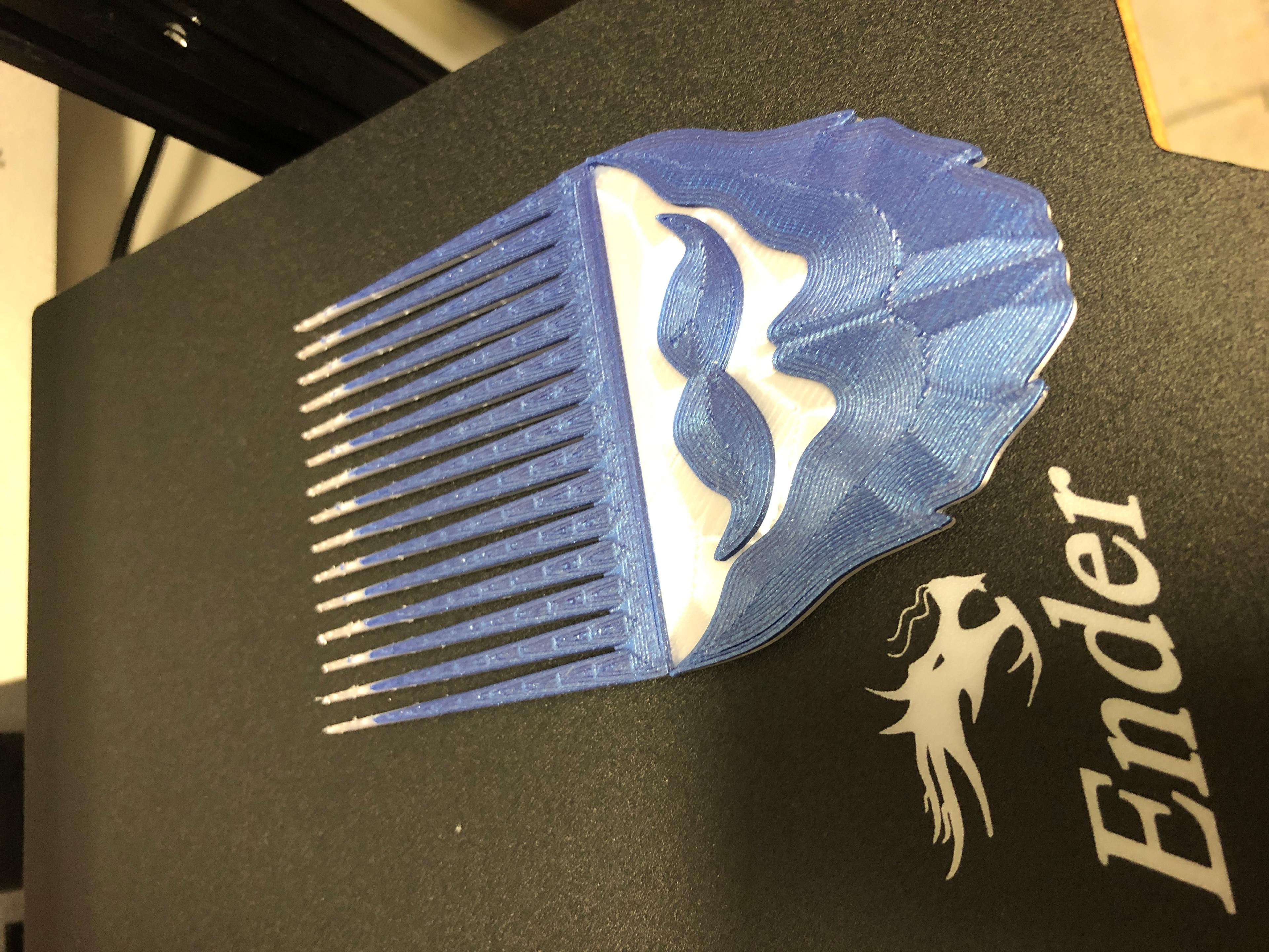 Beard Comb v7.3mf 3d model