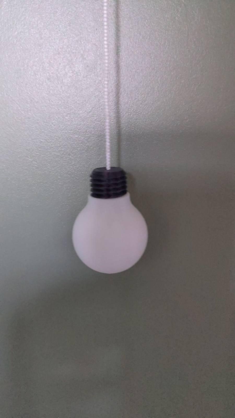 Light Bulb Cord Pull 3d model