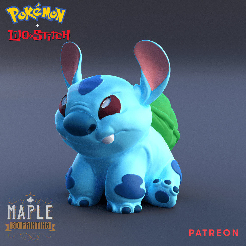 Bulbasaur - Lilo & Stitch Version 3d model