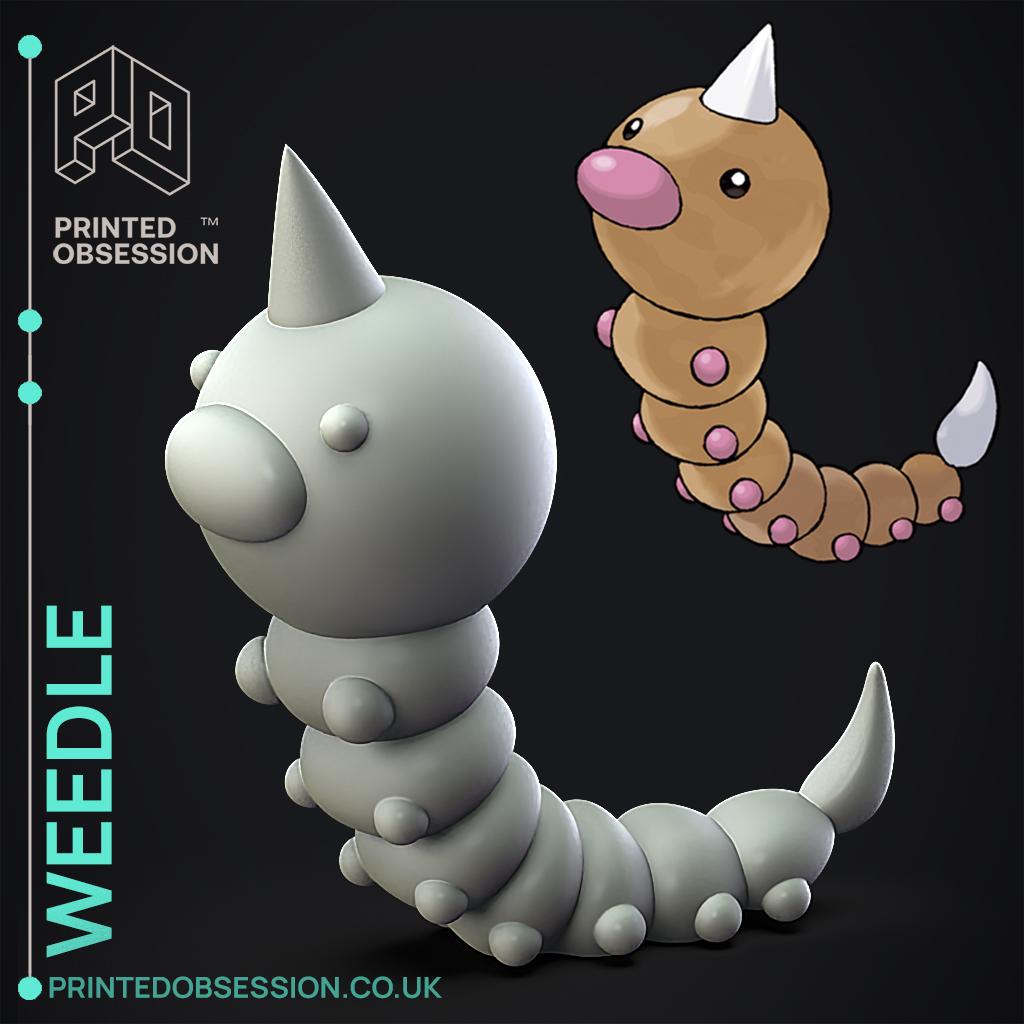 Weedle - Pokemon - Fan Art 3d model