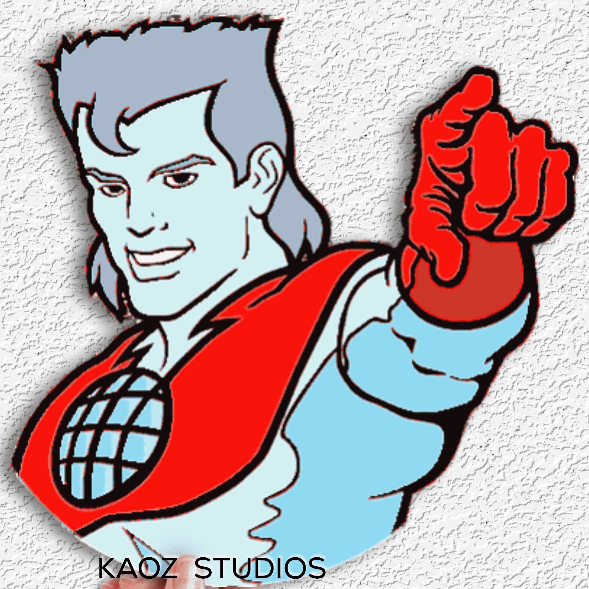 captain planet hueforge 90s Fanart wall art 3d model