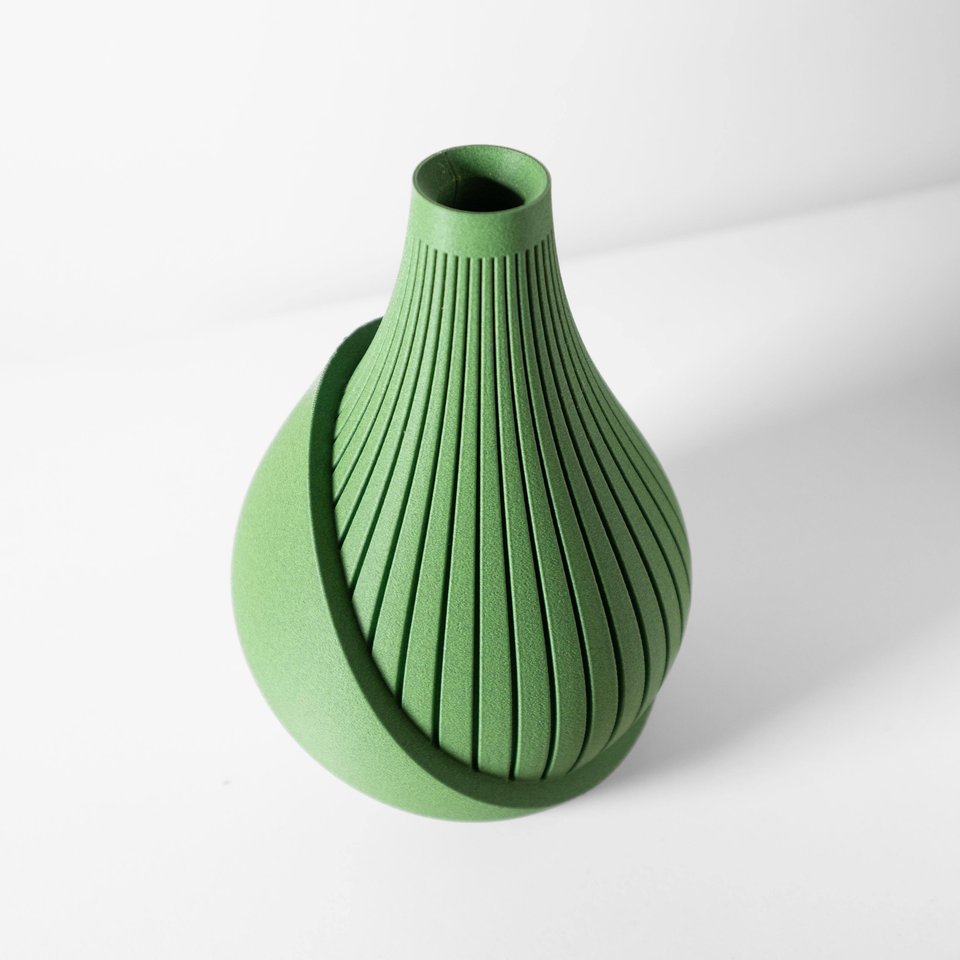 The Yovi Vase, Modern and Unique Home Decor for Dried and Preserved Flower Arrangement  | STL File 3d model