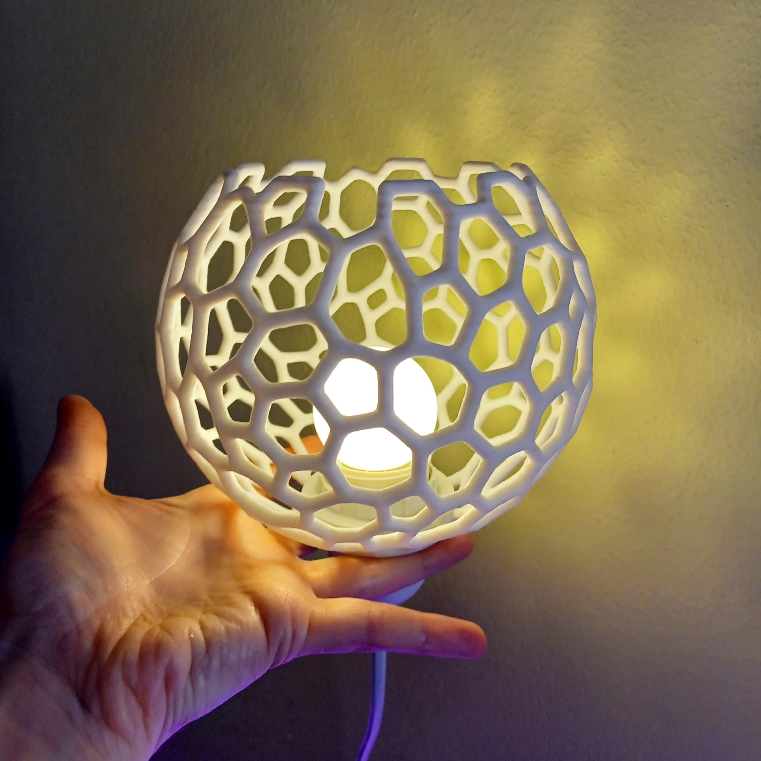 Voronoi Transformer Bulb Lamp  3d model