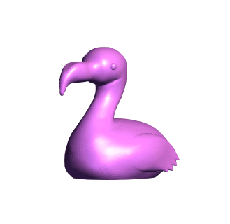 Rubber Flamingo 3d model